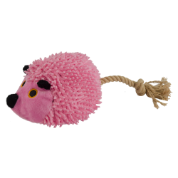 FUZZLE Jeżyk różowy - miękka zabawka dla szczeniąt oraz małych i średnich psów