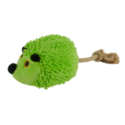 FUZZLE Jeżyk zielony - miękka zabawka dla szczeniąt oraz małych i średnich psów