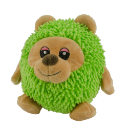 FUZZLE Niedźwiadek z piszczałkami - miękka zabawka dla szczeniąt oraz małych i średnich psów