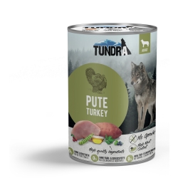 TUNDRA z indykiem - karma wilgotna w puszce dla psów, 400 g